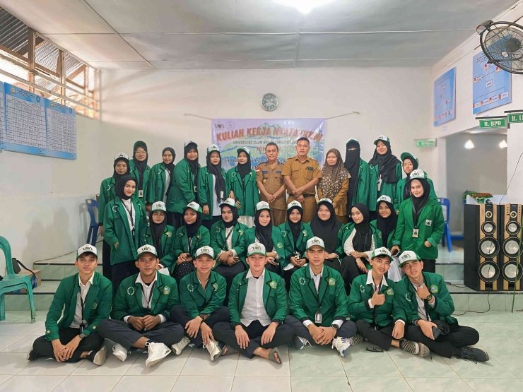 Penerimaan Mahasiswa KKN UINSU di Desa Suka Makmur TAHUN 2025