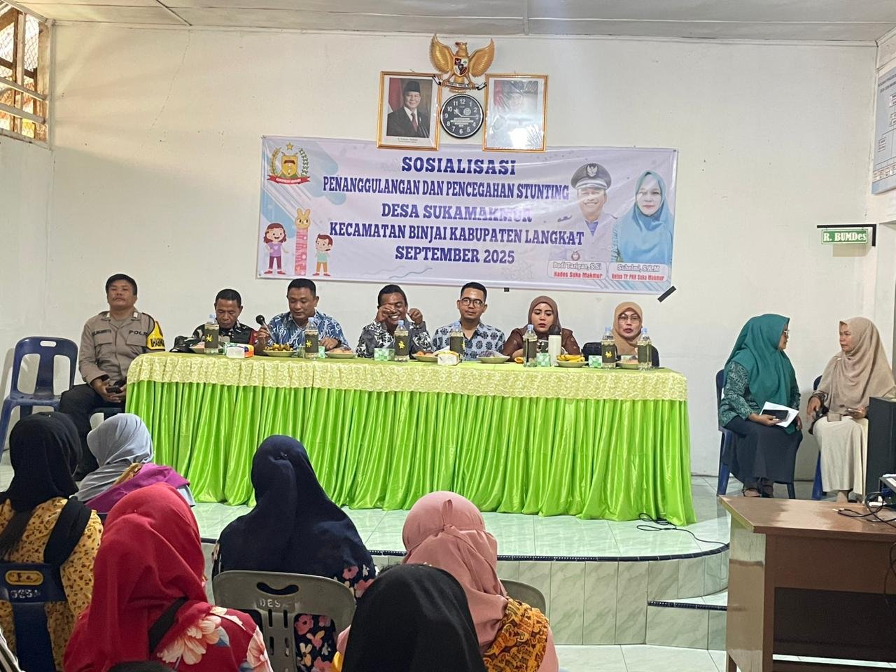 Sosialisasi Stunting Desa Suka Makmur Tahun 2025